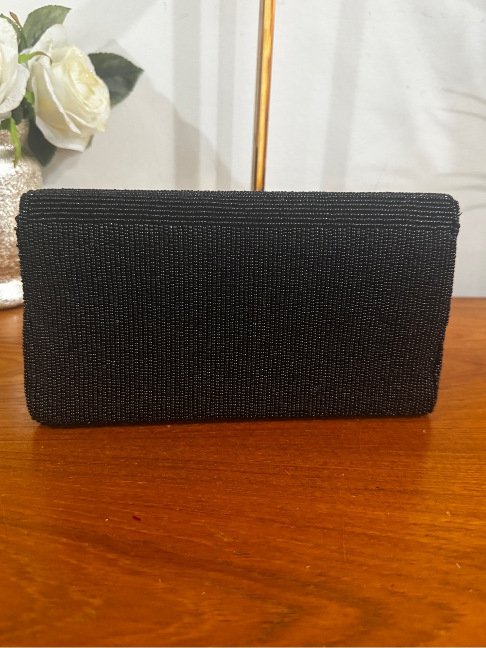 Albert elovitz Black Beaded Music Note Clutch - Picture 3 of 13